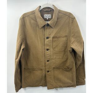 Knickerbocker MFG NYC Men's Cotton Canvas Twill Tan Chore Shirt Jacket M